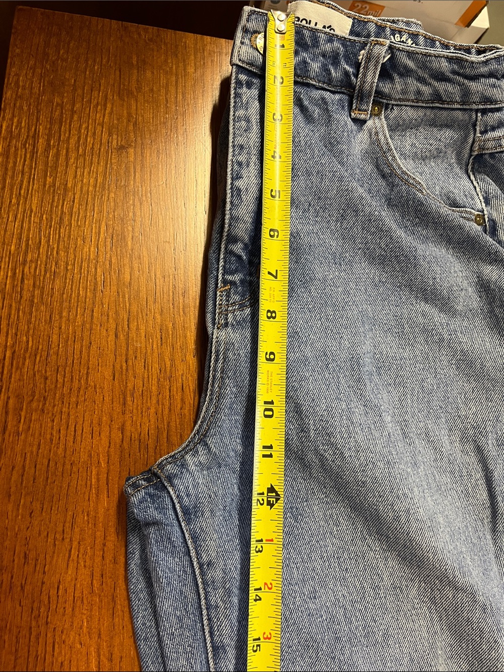 ROLLA'S Super High-Rise 80’s Ballon Leg Jeans in Light Blue Wash size 27 - Picture 4 of 7